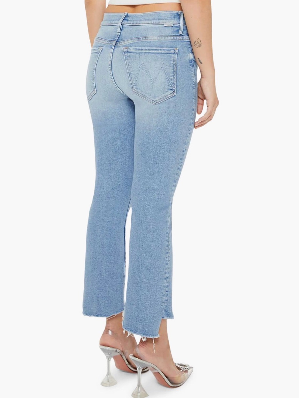 MOTHER Lil’ Insider Crop Step Fray